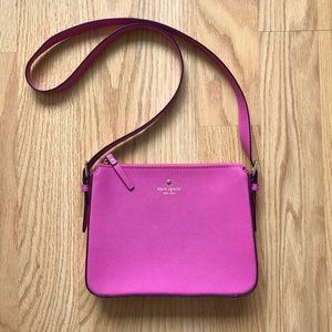 Kate Spade Bubblegum Pink Crossbody Handbag NWOT
